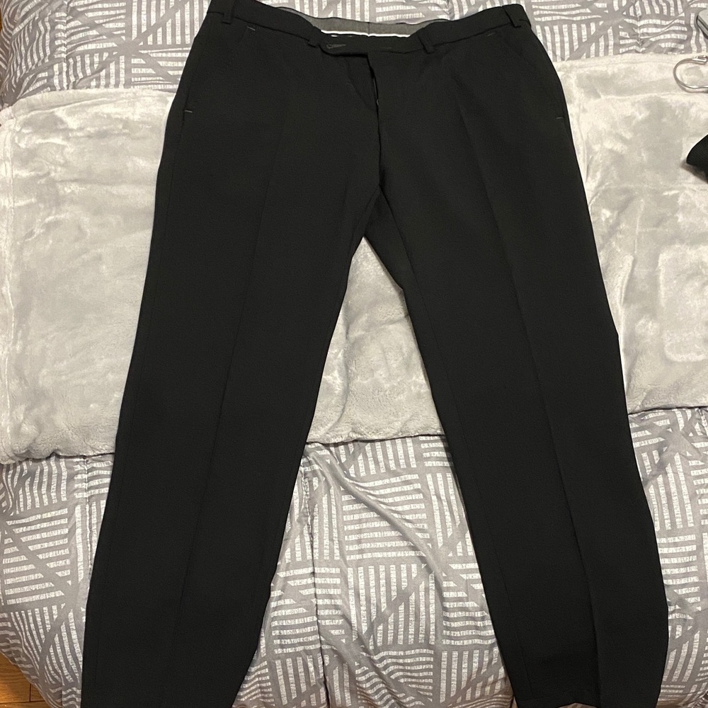 DIGEL Men's Black Dress Pants